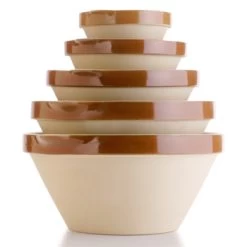 Renault Potery Mixing Bowls W/ Spout