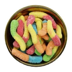 Mini Neon Gummy Worms