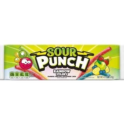Sour Punch Rainbow Straws 4.5 Oz