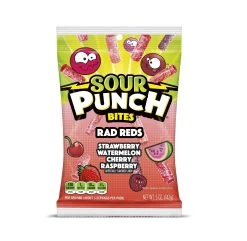 Sour Punch Red Rads Bites